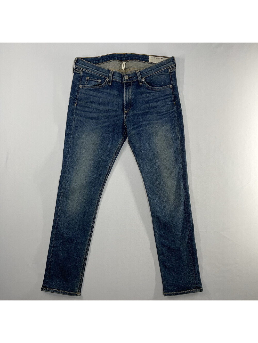 Rag and Bone Capri Jeans Womens Size 31 Slim Fit Dre Capri Cowgirl Distressed